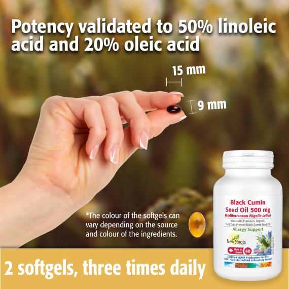 Black Cumin Seed Oil (Softgels) 500 mg